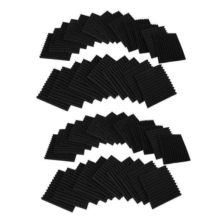 48 Pack Acoustic Panels Studio Foam Wedges 1 inch X 12 inch X 12 inch