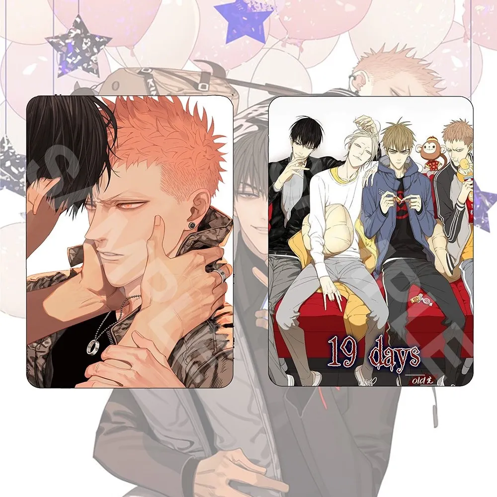 1 tấm) Ảnh card bo góc in hình 19 DAYS OLD XIAN manhua thẻ bo viền ...