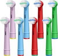 8pcs Kids Toothbrush Replacement Heads Compatible with Oral B Electric Toothbrush Soft Bristles and Small Heads for Sensitive