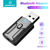 DoomHot Bộ Thu Phát Bluetooth 5.0 BT 4 Trong 1 Bộ Thu Phát Âm Thanh Không Dây Bộ Chuyển Đổi, Giắc Cắm Âm Thanh Nổi Mini Bluetooth AUX RCA USB 3.5Mm Cho Máy Tính Xách Tay Xe Ô Tô thumbnail