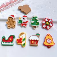 20Pcs New Cute Mini Christmas Collection Resin Flatback Cabochon Scrapbook Kawaii Embellishments Accessories