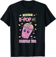 K Pop และ Bubble Tea เพลงเกาหลี Tapioca Boba เสื้อยืดS-5XL