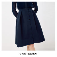 VICKTEERUT (ราคาปกติ 9,800-.) Re-Edition Flared Midi Skirt กระโปรงบาน ยาวคลุมเข่า