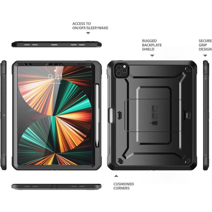 supcase-เคส-ubpro-สําหรับ-ipad-pro-11-0-นิ้ว-2021-เข้ากันได้กับ-apple-charger-พร้อมตัวป้องกันหน้าจอ