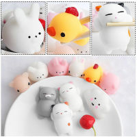 30ชิ้น Squishies Kawaii โมจิมินิสัตว์บรรเทาความเครียดของเล่นนุ่ม S Quishy ของขวัญสัตว์น่ารักความเครียดของเล่นต่างๆสุ่มชิ้น