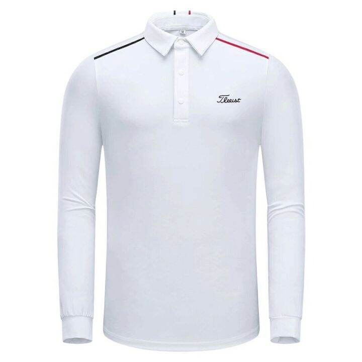 new-titleist-เสื้อโปโลแขนสั้น-ระบายอากาศ-แบบแห้งเร็ว-ดูดซับความชื้น-เหมาะกับใส่เล่นกีฬากอล์ฟกลางแจ้ง-สําหรับผู้ชาย