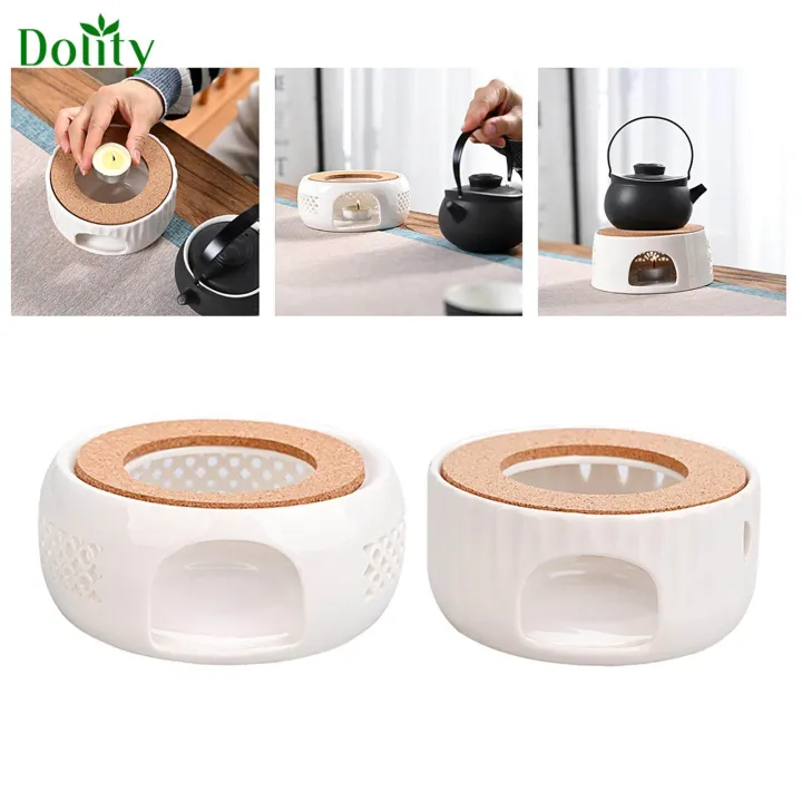 Dolity 2pc Teapot Warmer Decorative Milk Tea Heater Teapots Warming