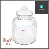 ขวดโหลแก้วฝาดึง 3.5 ลิตร US RC-3500 สีใสGLASS CANISTER WITH PULL LID US RC-2750 3.5L CLEAR **สินค้าแนะนำ**