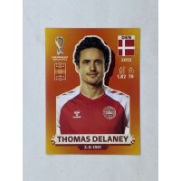 Thomas Delaney สติ๊กเกอร์สะสม ฟุตบอลโลก world cup 2022 Denmark ของสะสมทีมฟุตบอล เดนมาร์ก