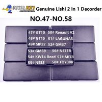 Yingke Lishi 2 In 1เครื่องค้นหา Gt10 2in1 Gt15 Sip22เรอโนลต์ V2 Laguna3 Gm37 Gm39 Kw1 Kw14 Ne38 Toy38r Mit8 Ne71r สำหรับเครื่องมือช่างทำกุญแจถอดรหัส