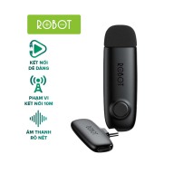 Micro Thu Âm Không Dây Bluetooth ROBOT RS20 Nhỏ Gọn Tiện Dụng Mic Cài Áo Kết Nối Cổng Type thumbnail