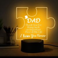 ☃❇ 3D Night Light Dad Gifts Lamp to My Dad Gift from Daughter Son for Birthday Gift for Dad Christmas Gifts Night Lamps