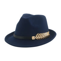 Fedora Hats for Women Band Solid Black Navy Camel Panama Crimping Caps Casual Classic Wedding Party Men Hats Sombreros De Mujer