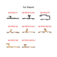 ปุ่ม Volume Mute ปุ่มเปิด/ปิด Flex Cable สำหรับ Xiao mi mi POCO F1 F2 Pro F3 x2 X3 NFC M2 Pocophone M3-hdfssaa