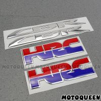 ✒● Motorcycle 3D Chrome CBR HRC LOGO Decals Fairing Stickers For Honda HRC CBR CBR1000RR CBR650F CBR600RR CBR500R CBR300R CBR250R