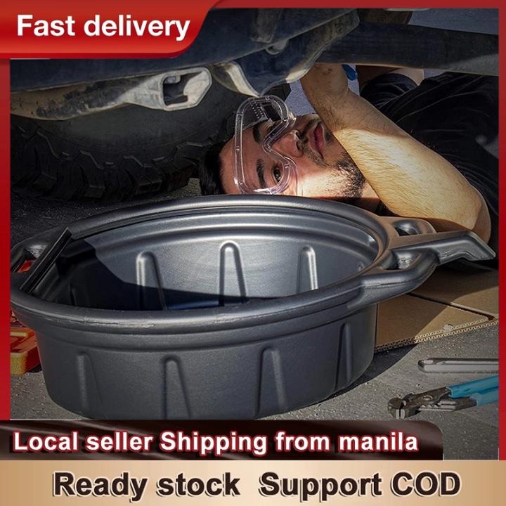 10L Oil Drain Pan Wast Engine Oil Collector Car Fuel Fluid Change ...