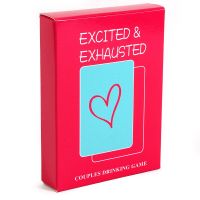 Excited And Exhausted Adult Card Playing Game 50x Playing Cards Drinking Card Game Designed For Couples As It Helps To Strengthe