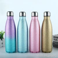 ☂∏ gsger Garrafa térmica de parede dupla aço inoxidável frasco vácuo isolado ginásio Cup termopar logotipo personalizado