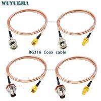 RG316 Coaxial Cable Waterproof BNC to SMA Type RP-SMA Male to Female RF Coaxia Pigtail WIFI Router Antenna Extension Cord Jumper