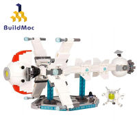 Buildmoc Capcontained The Comet Future Space Rocket MOC ชุด Building Blocks ชุดของเล่นเด็กของขวัญเด็กของเล่น953PCS อิฐ