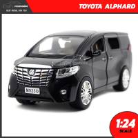 Naynaeshop โมเดลรถตู้ TOYOTA ALPHARD (Scale 1:24) โมเดลรถเหล็ก มีเสียงมีไฟ ประกอบสำเร็จ พร้อมตั้งโชว์ โมเดลรถสะสม XLG