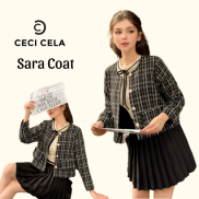 Ceci Cela Áo khoác trang trọng dạ tweed Sara