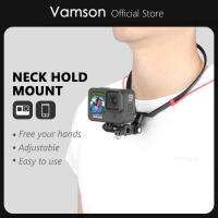 【LZ】♚○  Vamson-Neck Lanyard Mount Strap Camera Bracket Acessórios apto para GoPro Hero 11 10 9 8 Insta360 X3 X2 iPhone Smartphone