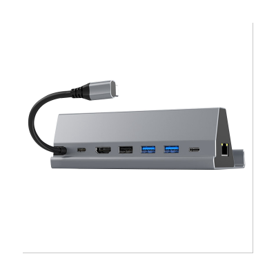 For Steam Deck Dock Station TV Base Stand Hub Docking USB C to RJ45 Ethernet -Compatible USB3.0 for SteamDeck