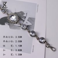 suitable for miumiu Pleat Underarm Bag Replacement Crystal Gem Shoulder Strap Chain Chain Accessories Single Purchase