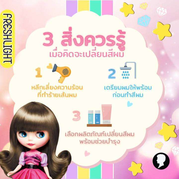 1-กล่อง-schwarzkopf-freshlight-milky-color-สี-chocolate-brown-สวารอฟสกี้-ยาย้อมสีผม