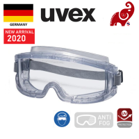 UVEX 9301424 Ultravision Wide Vision Chemical Goggle Anti-Fog Clear Len