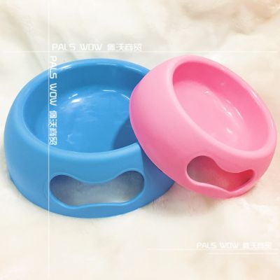 [COD] Bowl Small Thickened Plastic Food Basin Dog Feeder Supplies Wholesale