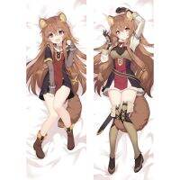 Anime The Rising of the Shield Hero Raftalia คอสเพลย์ Dakimakura ปลอกหมอนกอดคลุมเบาะ