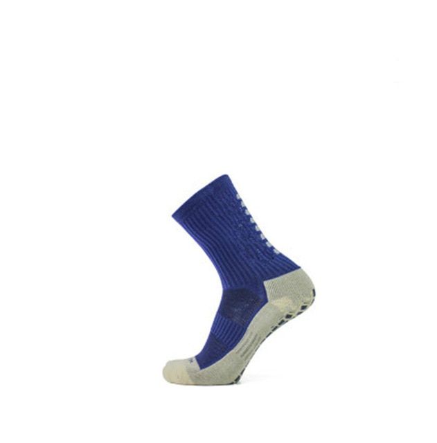 ถุงเท้าฟุตบอลใหม่กันลื่นถุงเท้าเตะฟุตบอลถุงเท้ากีฬาบุรุษผ้าฝ้ายที่มีคุณภาพดีแคลเซียมชนิดเดียวกับ-trusox-9สี