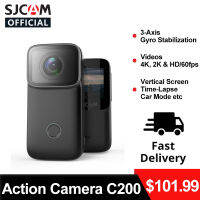 SJCAM C200 Action Camera 4K 16MP WiFi GYRO Anti-Shake Night Vision 40M กีฬากันน้ำ DV เว็บแคม Thumb Camera