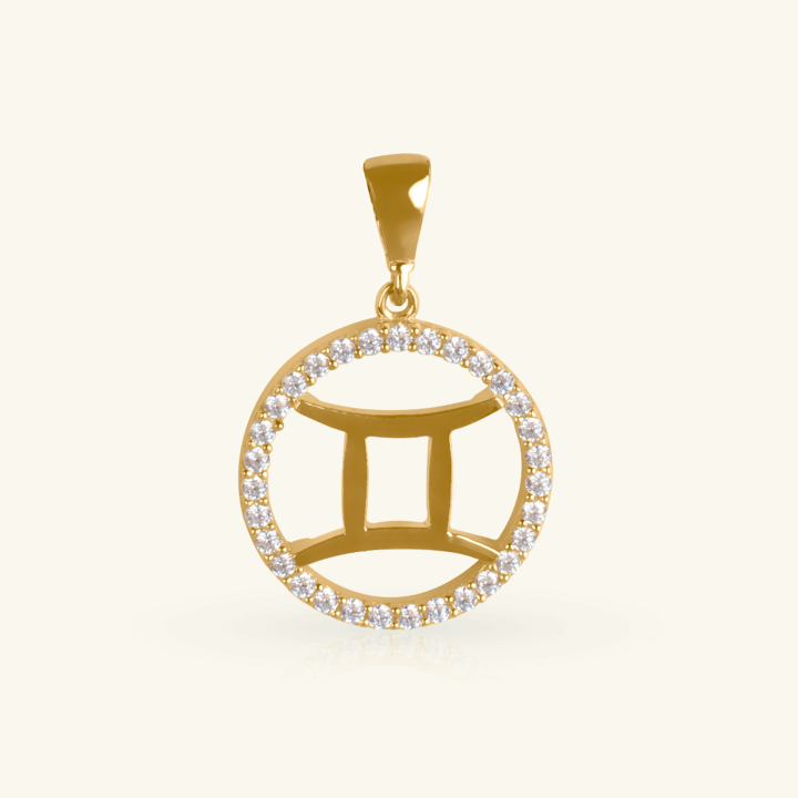 Foundry 14K Gold Gemini Pendant Lazada PH