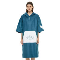 Nujune Diving Suit Robe Poncho Cloak Quick-Drying Hooded Towel Absorbent Quick-Drying Towel Swimming Bathrobe Lightweight