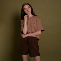 PIMNATTA Mindy Shorts Brown กางเกงขาสั้น สีน้ำตาล (สินค้าพร้อมส่ง) กางเกง Casual ใส่ไปเที่ยว ผ้าเบาใส่สบาย ไม่ร้อน เสื้อผ้าแบรนด์ IG