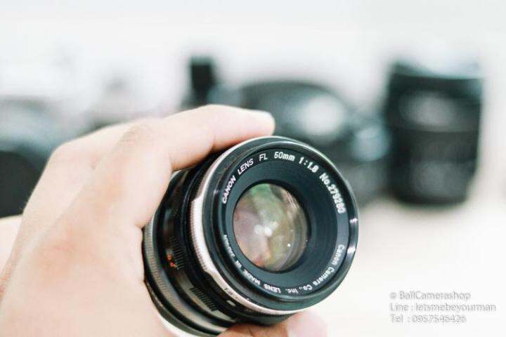 ขายเลนส์มือหมุน-canon-fl-50mm-f1-8-serial-279280-สามารถใส่กล้อง-panasonic-olympus-mirrorless-ได้เลย