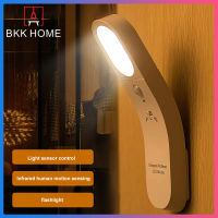 BKK Motion Sensor กลางคืนไฟ PIR อัจฉริยะ LED แสงเหนี่ยวนำ LED คืนโคมไฟ USB ชาร์จไฟสำหรับห้องนอน / ตู้ / ห้องน้ำแสง / ทางเดิน