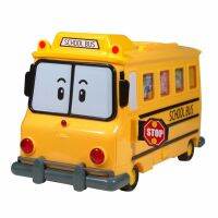 [COD]Robocar Poli SCHOOL BI Carrier Toy For Die-Cast Cars Robot Original Animation