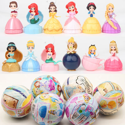 Surprise Kid Toy Princess Ball Baby Dolls Now White Mermaid Belle Alice Capsule Princess Doll