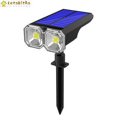 Letabitha ไฟพลังแสงอาทิตย์ Led 5V 1.8W,แบบปรับระดับได้สำหรับสระว่ายน้ำสวนลานต้นไม้ลานบ้านตกแต่งลาน