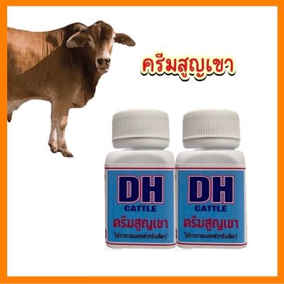 ครีมสูญเขา  ครีมทาเขาวัว DH สำหรับสูญเขาวัวแรกเกิด ทาแล้วเขาไม่ขึ้น100% ปลอดภัย ไม่อันตรายกับน้องวัว