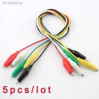 ☁■✔ 5Pcs Double-ended Crocodile DIY Alligator Clips Electrical Test Jumper Leads Wire Roach Clip Test 5 Colors