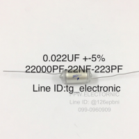 10ชิ้น 22000PF 0.022UF 223PF 223J 22NF C โพลิสไตรีน ของดี เก่าเก็บ แท้จากญี่ปุ่น  คุณภาพเต็ม100% อะไหล่วงจรอิเล็กทรอนิกส์.