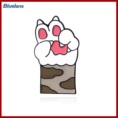 Bluelans®อุปกรณ์ตกแต่งหมุดเข็มกลัดกรงเล็บแมวโลหะผสมที่ประณีตขนาดเล็กเข็มกลัดปกคอเสื้อ