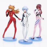 หุ่นอนิเมะชิ้น/เซ็ต3ชิ้น Evangelion Eva อาซึกะแลงเรย์อายะนะมิเรอิ13ซม. หุ่นแอ็คชั่น Soryu Pvc มือแบบจำลองทำตุ๊กตาของเล่นของขวัญ