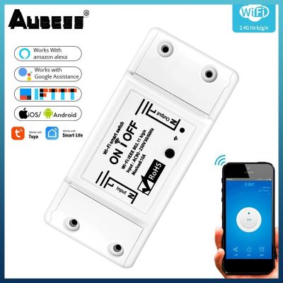 Diy Smart Home Smart Light Switch Wifi 10a App Remote Control Wireless Switch Mini Breaker Module Tuya