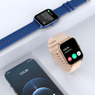 COLMI P60 Smartwatch ผู้ชาย1.96นิ้ว320*386หน้าจอบลูทูธ Sleep Monitor 100รุ่นกีฬาสมาร์ทนาฬิกาผู้หญิง